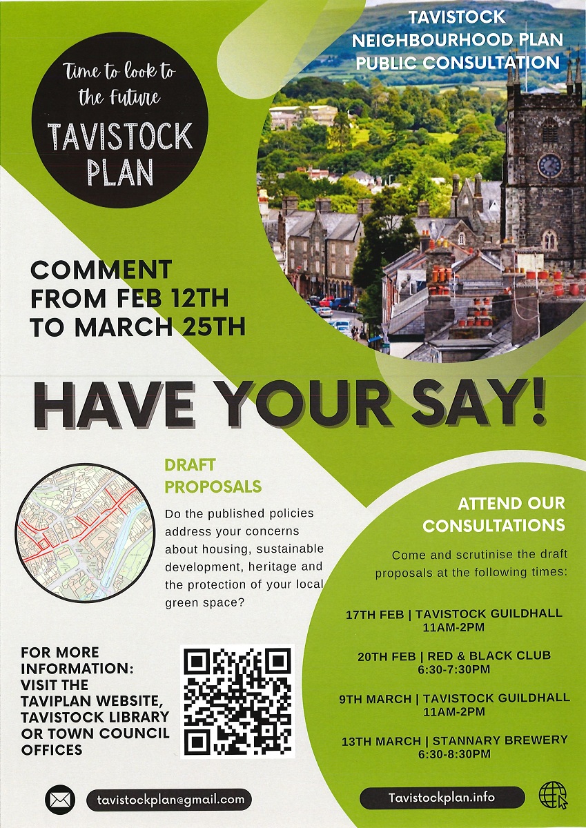 Public Consultation - Tavistock Neighbourhood Development Plan
