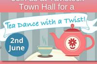 Join us at Tavistock Town Hall for a Tea Dance with a Twist 2nd June Don't forget to book your tickets