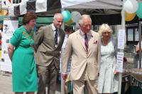 The Royal Couple, the Town Mayor and the Town Clerk