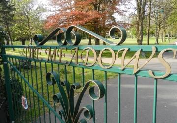 The Meadows entrance gate
